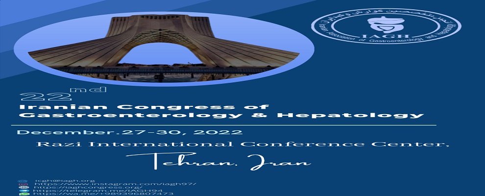 22st Iranian Congress of Gastroenterology and Hepa